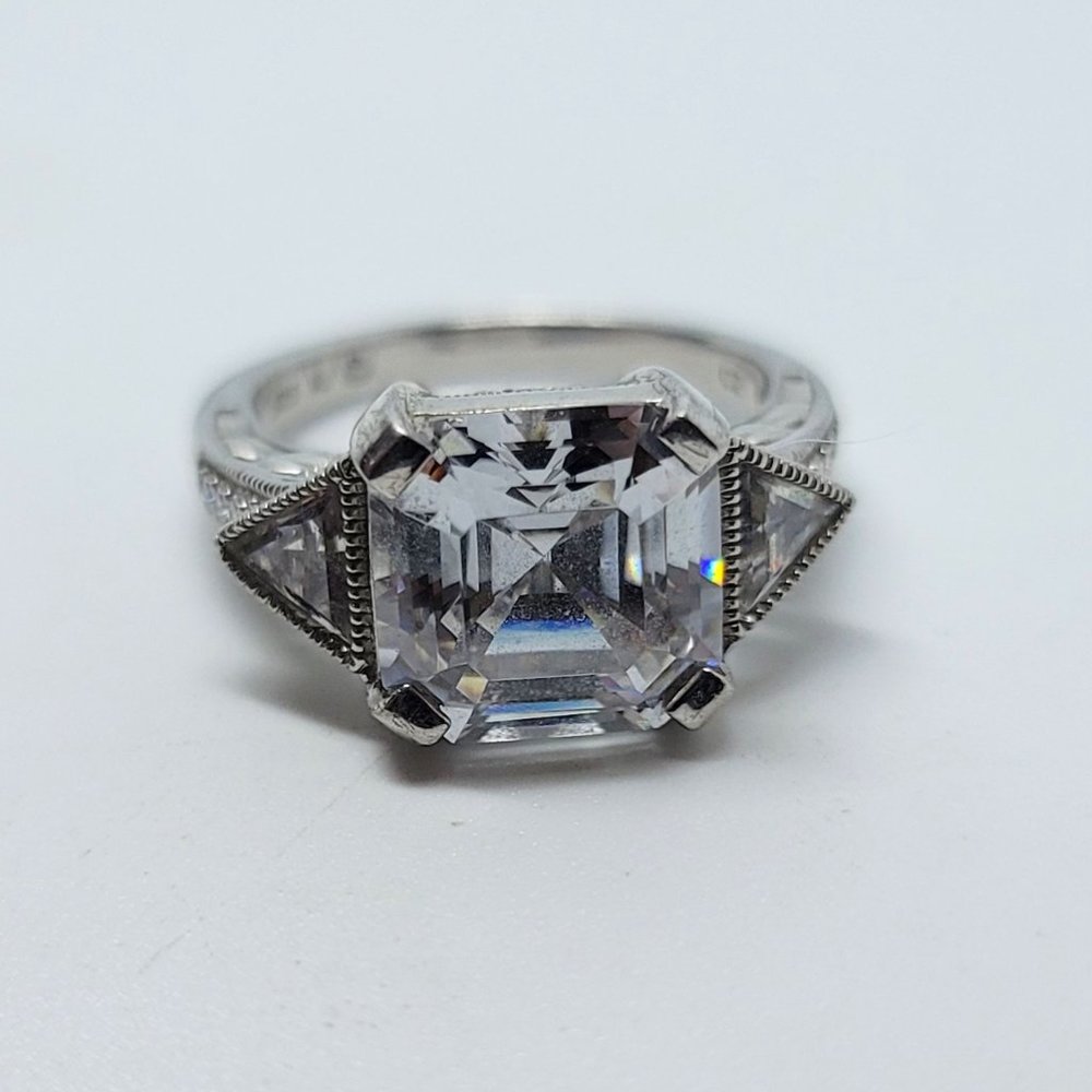 CZ & Sterling Ring by Alwand Vahan